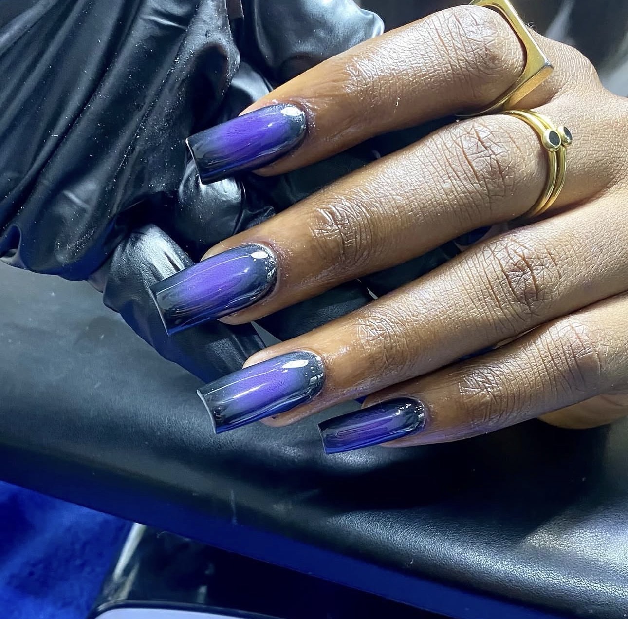 Long nude nail extension set by Wunmy Nails in Egbeda, Lagos